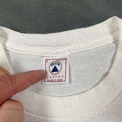 Vintage 90s Eugene Computer Dating Cartoon Shirt White Large Single Stitch VTG
