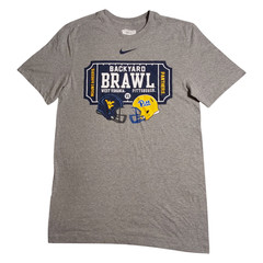 Nike NCAA Backyard Brawl Men’s Size S Graphic Print Short Sleeve Shirt FREE S&H