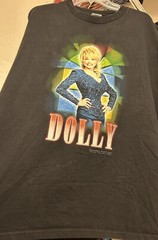 Vintage 2002 Dolly Parton Dollywood Tour Shirt Tee XL Country Willie Nelson Y2K