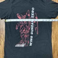 Mobile Suit Gundam W T Shirt Size Small Wing Gundam Zero Black Short Sleeve Tee
