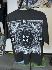 Evil Vice Black Bandana Tshirt Men’s Sz M (Brand New)
