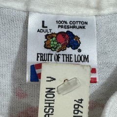 Vtg Fashion Victim Shirt Mens L Devil Sex Positions Fruit of the Loom AOP 90s