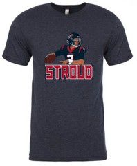 Triblend CJ Stroud Texans Logo Shirt