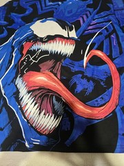 Marvel Venom T-Shirt Men’s Sz Small All-Over Print Spiderman Universe Comics Tee