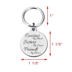 Cousin Gifts For Women Keychain Birthday Present Female Cousins By Blood