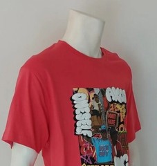 AKOO 100% AUTHENTIC “Block” Cayenne Red Short Sleeve Graphic Tee Men’s Size XL