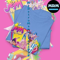 NEW Jem And The Holograms T-Shirt 5 Colors To Choose Sizes S-5XL Tee 80s Retro