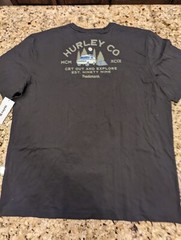 Hurley Men’s Everyday Explore Campin Short Sleeve Tee Shirt Dark Stone Grey XL