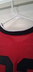 Nike Air Jordan #23 Mesh Red Short Sleeve Baseball Basketball Jersey Shirt Med