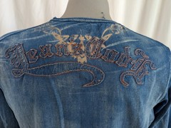 Doramafi Sicilia T-Shirt Y2K Affliction Applique Embroidery Long Sleeve XXL