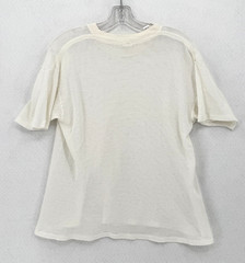 Vintage Jockey White Suprel Deluxe Quality Mesh Crew Tee Shirt Sz XL
