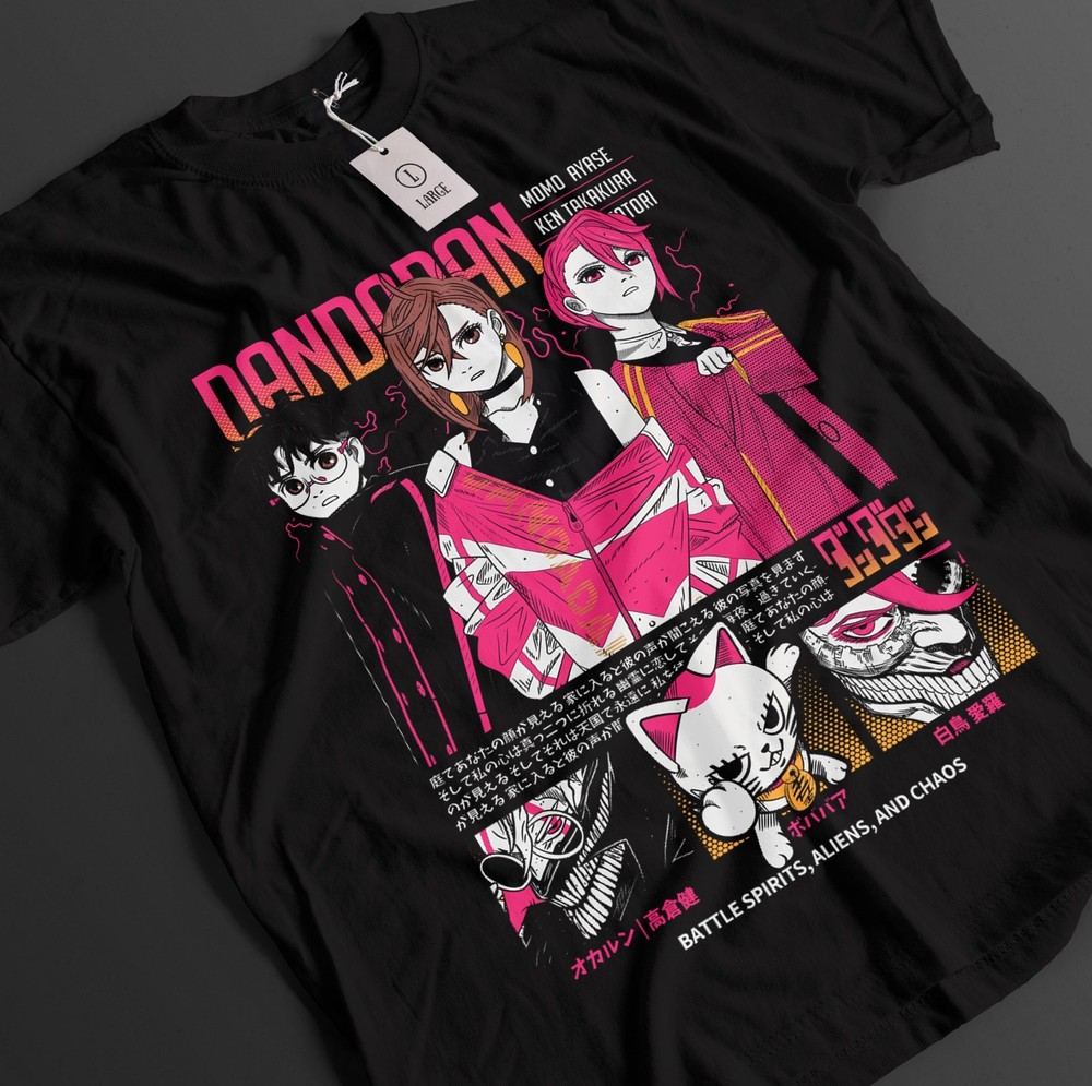 Dandadan T-shirt Okarun Shirt Momo Seiko Ayase Top Aira Turbo Granny Unisex Tee