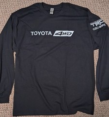 Toyota Long Sleeve T-shirt Pre-Owned Excellent Condition Size L, XL, 2XL