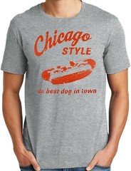 Big Guys Rule Big and Tall King Size Funny Chicago Style Dogs T Shirt