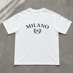Milano Italy T-Shirt Minimalist Milan Travel City Graphic Tee Unisex Streetwear