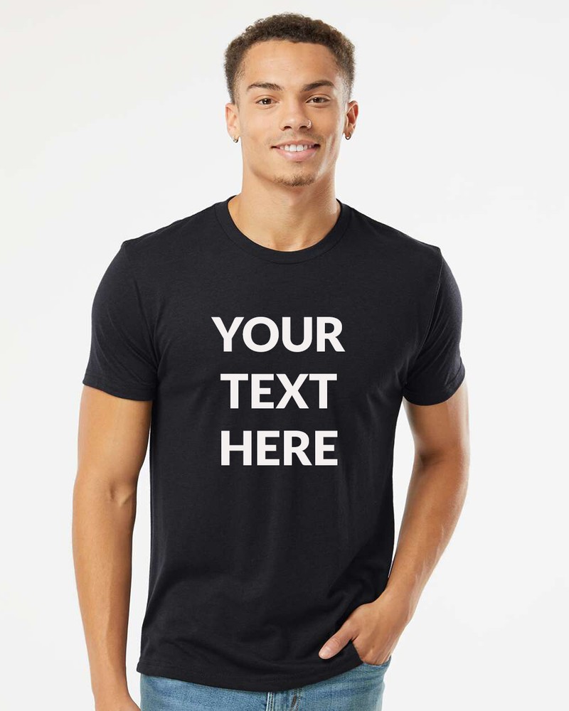 Add Your Own Text, Logo, Custom T-shirt Next Level – Unisex Triblend 6010