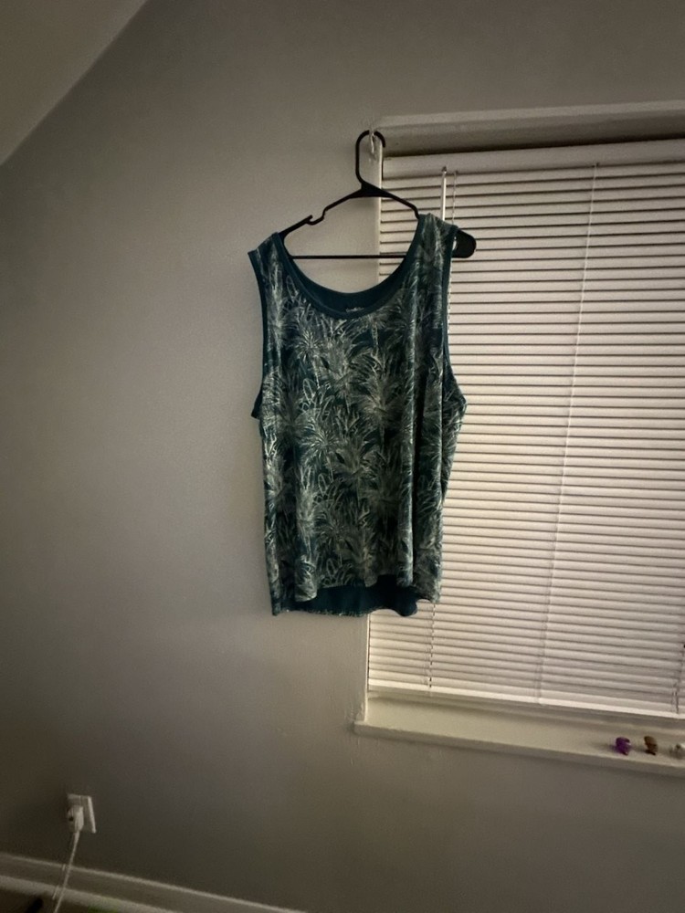 Goodfellow & Co Men’s XXL Standard Fit Tropical Palm Print Tank Top