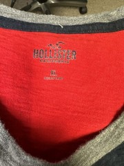 Hollister Men’s XL Blue/Red/Gray Short Sleeve Pullover T-Shirt EUC