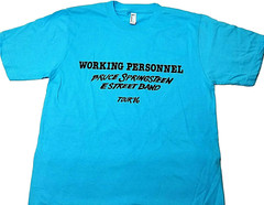 Bruce Springsteen T Shirt 2016 River Tour Working Personnel Staff Sirt Mens S