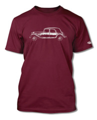 Citroen Traction Avant 11B 1934 – 1957 T-Shirt – Men – Side View – French Car