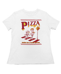 Funny gift Pizza Planet Makes me a better person tmnt delivery bag t-shirt tee