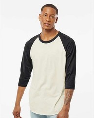Tultex 245 Unisex Fine Jersey Raglan T-Shirt
