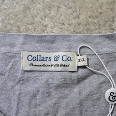Collars & Co Cotton Silk T Shirt Mens 3XL Gray Comfort Knit Luxury Stretch New