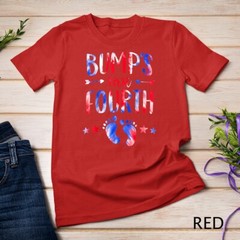 Bump’s First 4th Of July Pregnancy Independence Day Tie Dye Unisex T-shirt