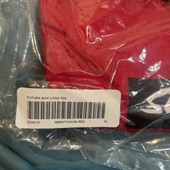 Supreme Futura Box Logo Tee Red SS24 Size XL