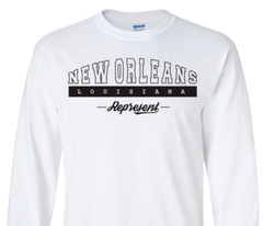 New Orleans Louisiana T-Shirt Long Sleeve Graphic tee