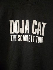DOJA CAT THE SCARLETT TOUR 2023 MENS SMALL BLACK TSHIRT, HIP HOP, RAP, ICE…