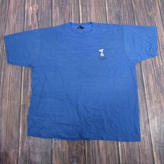 Vintage Snoopy Shirt Mens XL Blue MetLife Get Met It Pays Single Stitch 90s