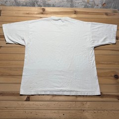 Vintage 90s Unionbay Spellout Logo Minimalist Single Stitch T-Shirt USA Size XL