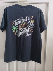 The Weekend Has Arrived Chubbies T-Shirt Men M Graphic Print Taco Bout It NWT