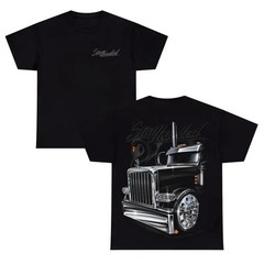 Stay Loaded Semi Truck Graphic Tee Summer Outfit 18 Wheeler Trucker Shirt
