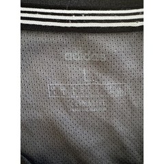 Adidas Climalite Black T-Shirt Mens Large 3 Stripe Athletic Gym Shirt Logo Sport