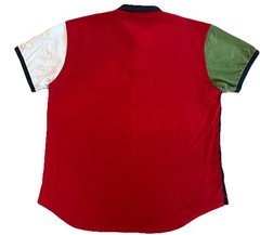 Men’s Reason Brand T-Shirt Polo Size XXL Navy Multi Color Cotton New MSRP:$50/-