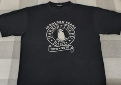 The Harris Tweed Band 40 Golden Years 1970-2010 Tour T-shirt Black Large Vintage