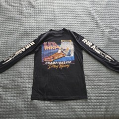 Vtg 1987 IHRA Hot Rod Championship Drag Racing Medium M Long Sleeve T-Shirt USA