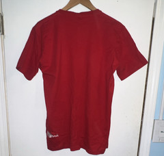 Peruvian Nazca Lines T-Shirt Red Peru Logo Marca Peru Nazca Lines Size M