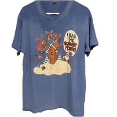 Vintage Funny Christmas Holiday Humor T-shirt 90s L