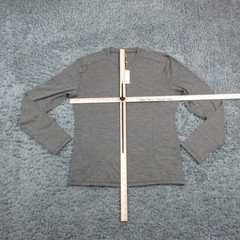 Quince Shirt Mens XL Gray 100% Merino Wool Cold Weather Base Layer Crew NWT