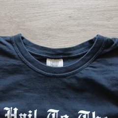 Hail To The STEPHEN KING ! Horror T-Shirt Tee COMFORT COLORS Black 43″ Large