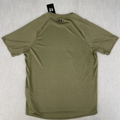 Under Armour The Tech Tee 2.0 Shirt Mens L Army Green Military Color Running NWT