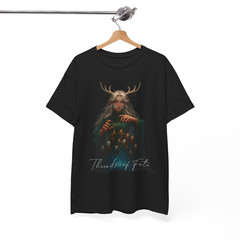 Threads of Fate Fantasy Elf Puppet Master Illustration T-Shirt