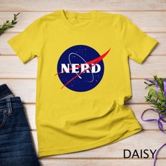 Funny NASA Nerd Logo Parody Science Astronomy Astronaut Unisex T-shirt