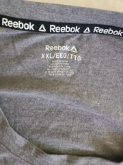 “Reebok” Women’s Gray T-shirt. Size 2X Large