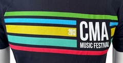 Anvil Men’s CMA Music Festival 2013 Black Short Sleeve Shirt Size Small