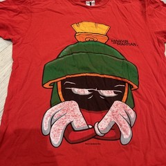 Vintage Marvin The Martian Shirt Mens Medium Red 1993