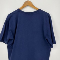Mossimo T-Shirt Men’s L Navy Blue Vtg 90s Short Sleeve Crew Neck Distressed USA